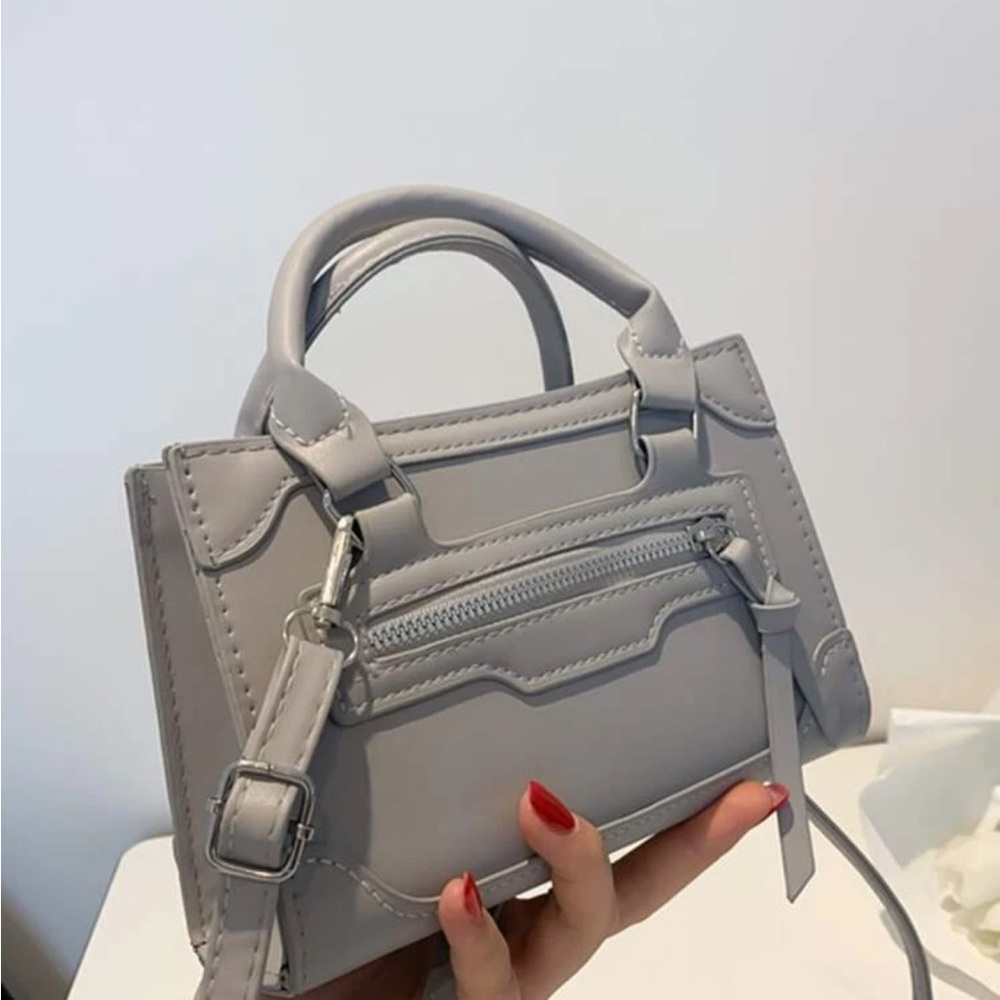Gray Handbag